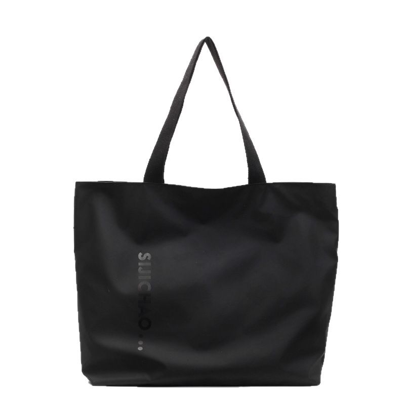 A large-capacity portable hand-held cloth bag, a new simple and fashionable travel bag for summer 2025, a single-shoulder commuter casual tote bag Item Picture