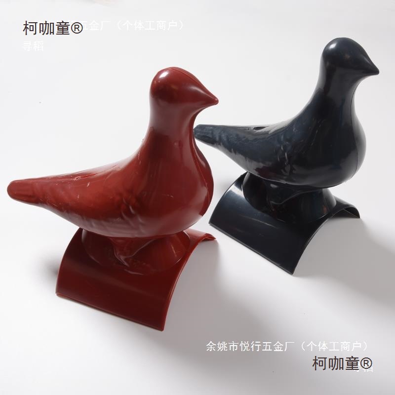 Resin tile accessories, pigeon slope roof decoration, doves of peace, Chinese-style door header, color steel ridge tiles for beautification, plastic Mattai Bao Specification drawing