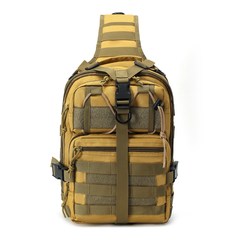 2025 New large-capacity camouflage tactical chest bag, outdoor casual single-shoulder bag, sports travel, mountain climbing and cycling crossbody bag Item Picture