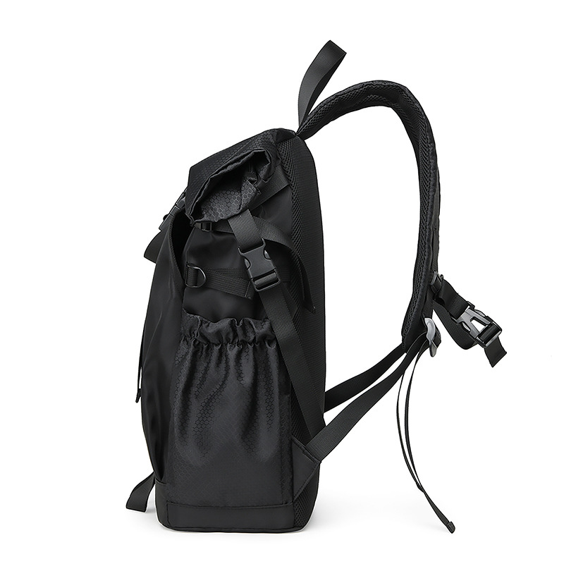 Men's high-end functional backpack, cycling backpack, cool folding rolled-up shoulder, outdoor travel bag Application Scenario