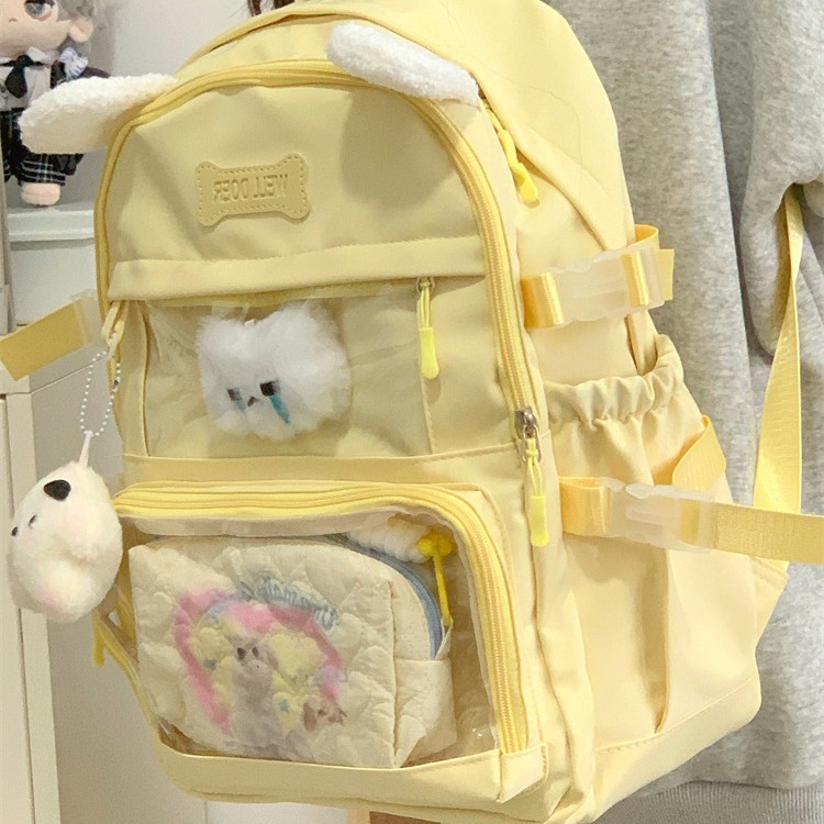 A new high-appearance-level Japanese-style 2D cute pain bag, a versatile large-capacity backpack for primary and secondary school students in grades 3 to 6 full figure