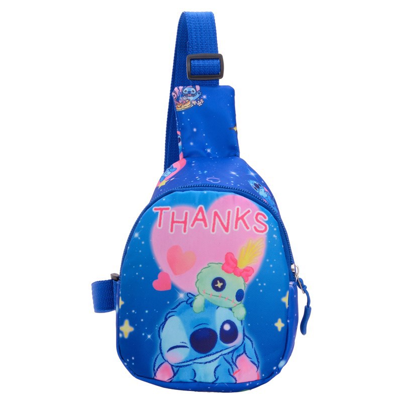 2024 Winter new children's bags: Korean cartoon cute little boy chest bag, girl princess crossbody single-shoulder bag Item Picture