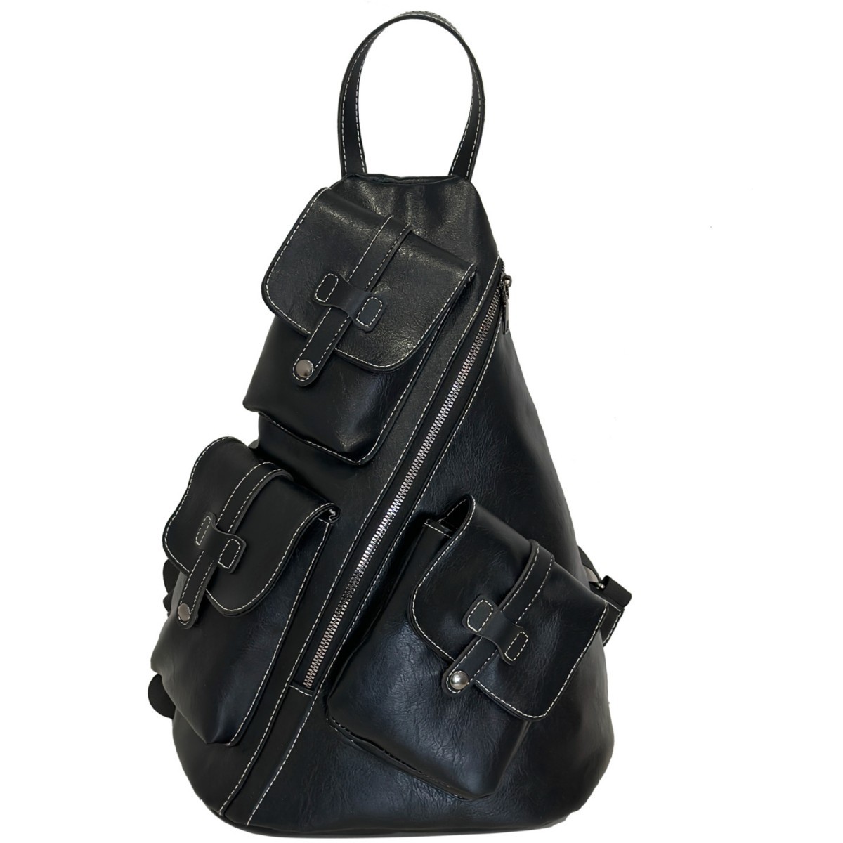 Cross-border 2025 New fashion retro backpack, couple backpack, versatile and simple backpack, personalized student schoolbag Item Picture