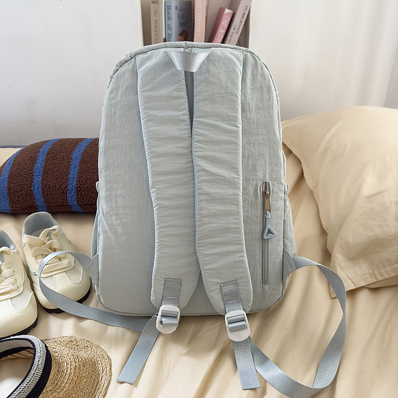 Summer new pleated bow mini backpack with a girlish heart, high appearance level, cute little fairy travel backpack Specification drawing