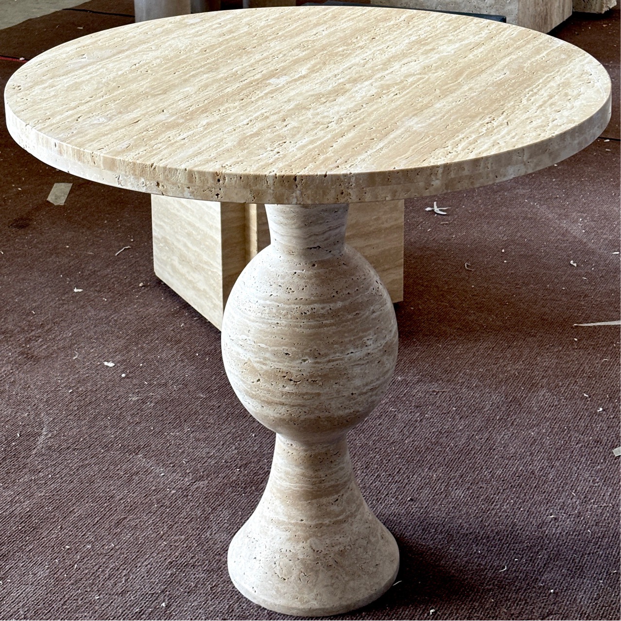 Cave stone tables, stone benches, courtyards, outdoor gardens, parks, large outdoor tables and chairs, stone kung fu tea tables, villas Application Scenario
