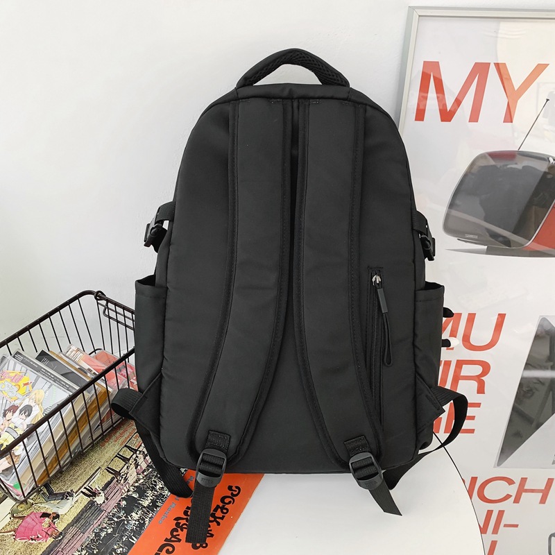 A new high-appearance-level, fresh and sweet backpack for couples from Korean Instagram, featuring a simple and lightweight travel backpack with a large capacity Specification drawing