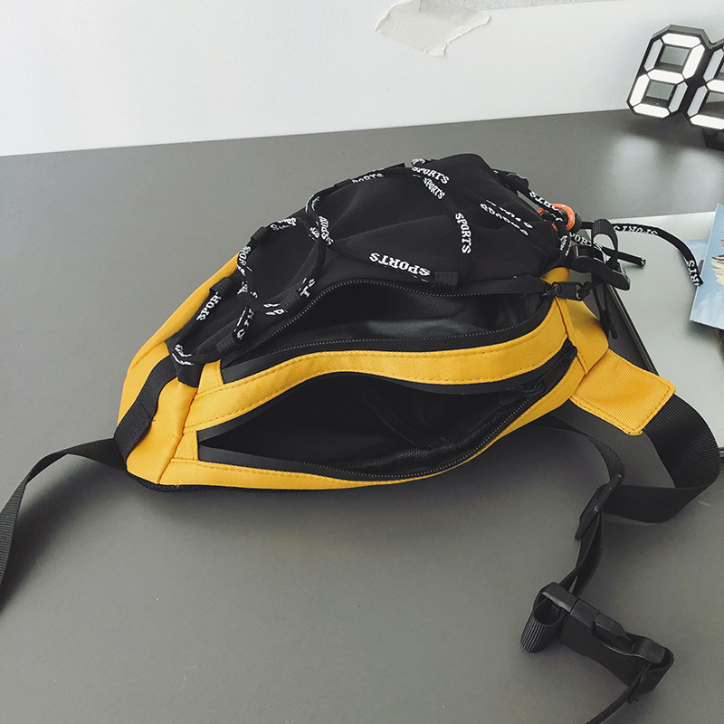 Trendy brand chest bag for men and women, 2025 new sporty cycling small crossbody bag, large capacity single-shoulder bag, versatile casual crossbody bag Application Scenario