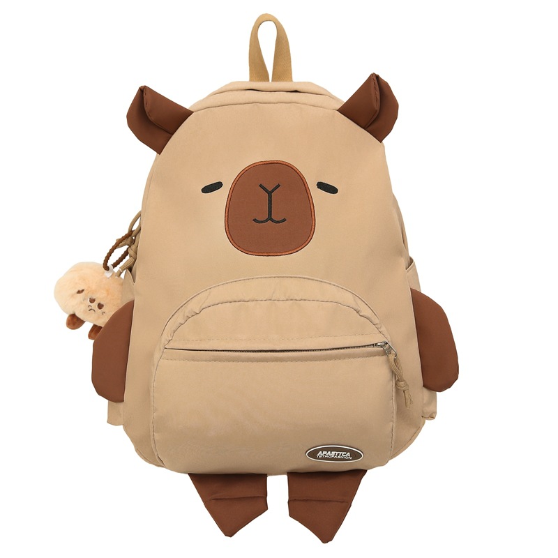 A cute backpack for girls on Instagram, a large-capacity versatile backpack for junior and senior high school students, and a simple, ugly and cute personalized backpack for college students Item Picture