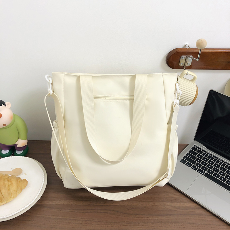 Korean version of ins large-capacity student class bag, transparent pain bag, Japanese style Harajuku high appearance level teenage girl single-shoulder crossbody bag Specification drawing