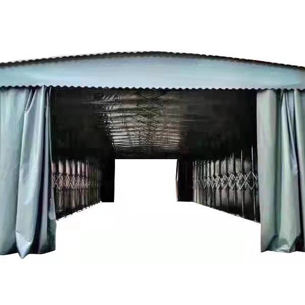 Remote-controlled electric canopy, large-scale event warehouse canopy, sliding canopy, telescopic basketball court event canopy, passage canopy Item Picture