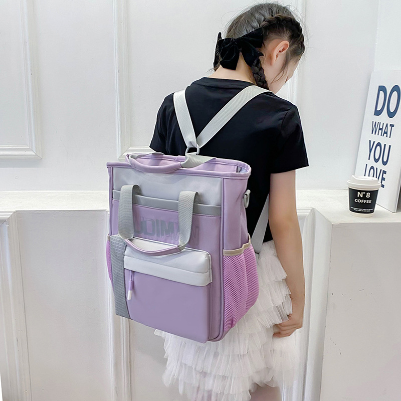 Forest series large-capacity student bag, new versatile and lightweight class tutorial bag for junior and senior high school students, cute single-shoulder bag, crossbody bag full figure