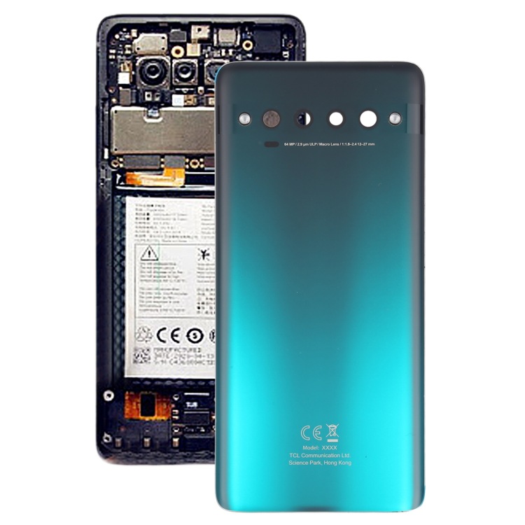 It is applicable to the original battery back cover of TCL 10 Pro T799B and T799H full figure