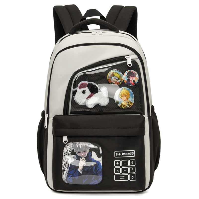 High-quality Korean-style backpacks for junior and senior high school students, transparent backpacks for Japanese students in grades 3 to 6 Item Picture