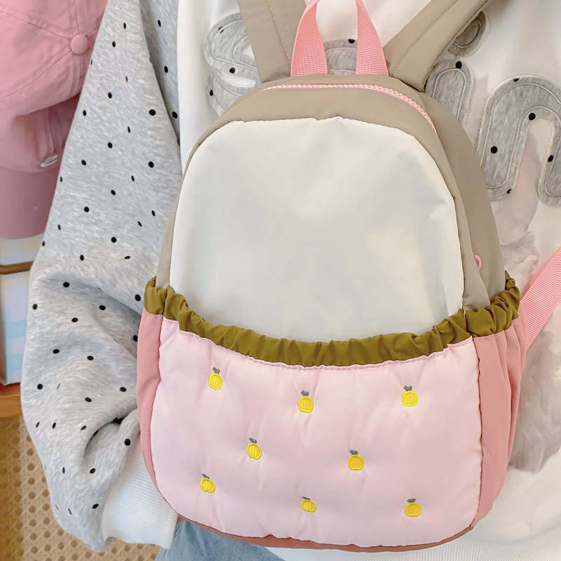 A new 2025 summer schoolschool-style, fresh and cute backpack for young girls with a high level of appearance on Japanese Instagram full figure