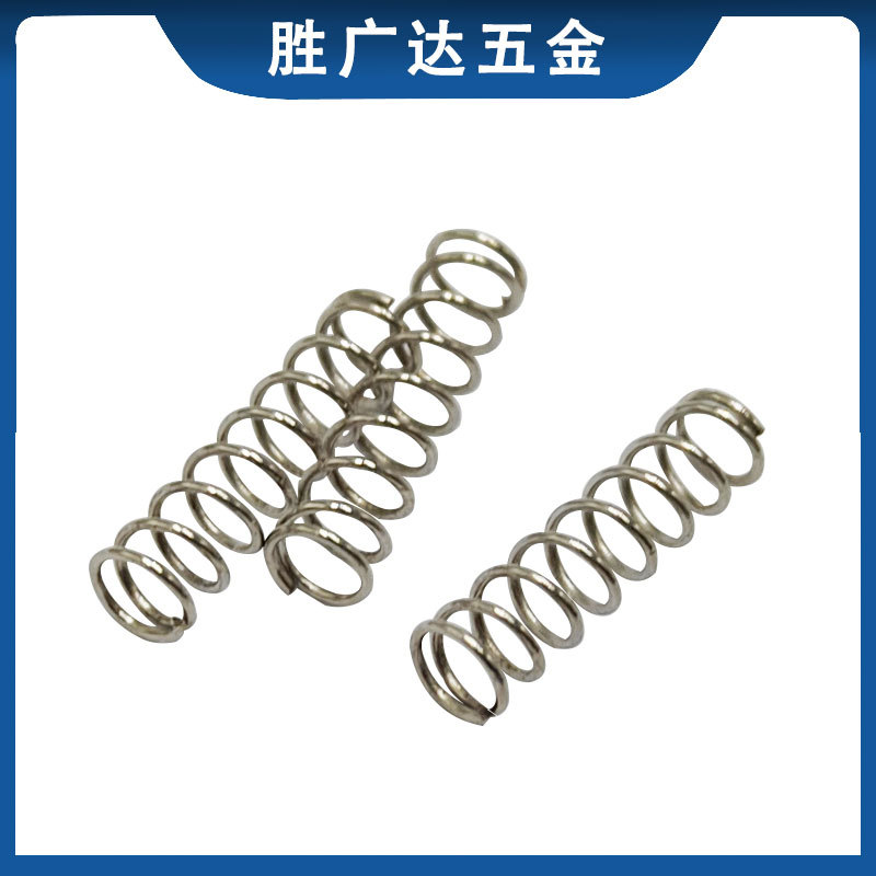 Factory direct sales: 2 cents stainless steel compression spring key toy compression spring, high-temperature resistant tower-shaped small touch spring Specification drawing
