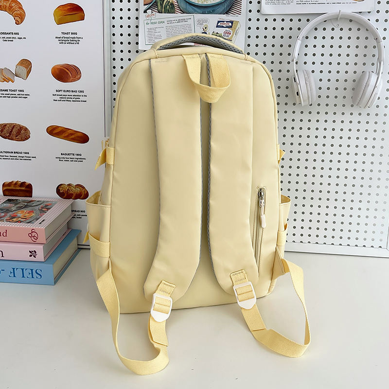 Japanese-style InS-style casual schoolbag, light backpack for girls, simple and versatile backpack for high school and college students Specification drawing