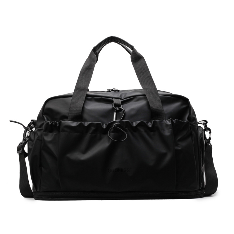 Jian Neng large-capacity fashionable short travel bag, lightweight and simple luggage bag for going out, storage sports and fitness handbag Item Picture