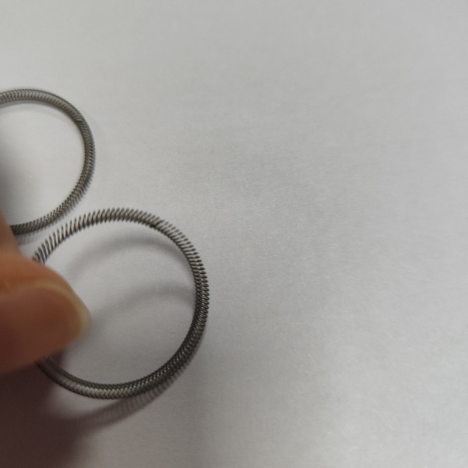The spring manufacturer processes and produces high-current contact power high-voltage conductive helical coil spiral stainless steel helical coil springs Specification drawing