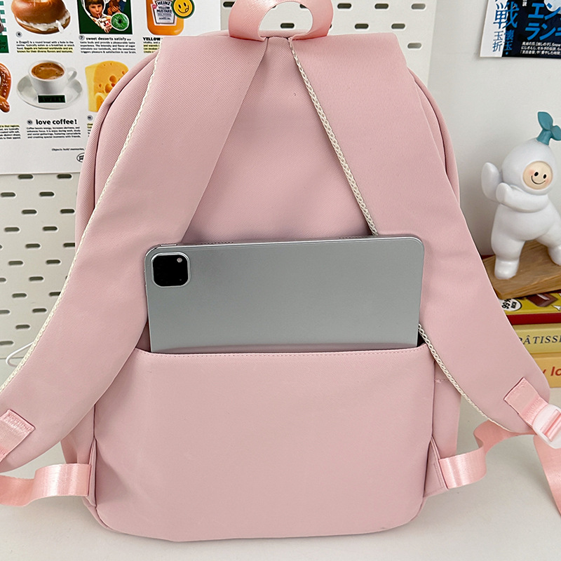 A new high-appearance-level Japanese Instagram-style, artistic, fresh and sweet, candy-colored transparent smappy pain bag for women's lightweight two-piece set Specification drawing