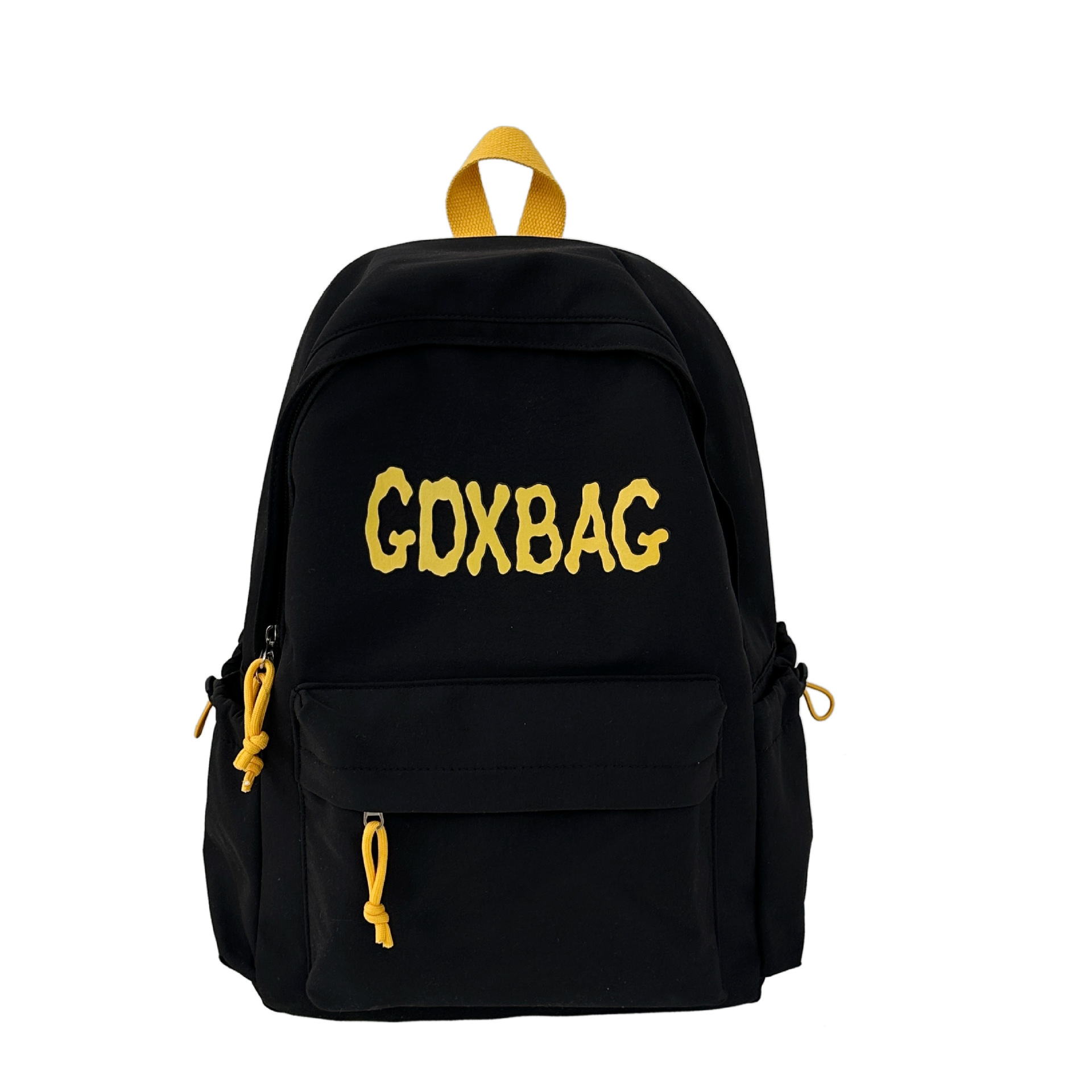 College-style simple schoolbag for junior and senior high school students, lightweight and versatile backpack for girls, large-capacity casual spring outing backpack Item Picture