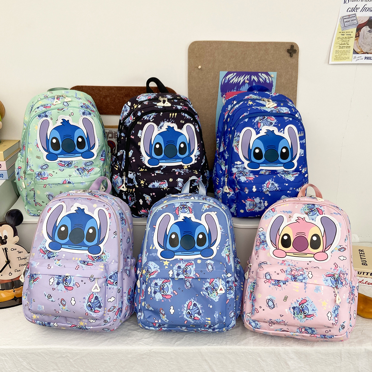 Wholesale of 2025 new style children's schoolbags, cute cartoon large-capacity backpacks for boys, girls and kindergarten babies full figure