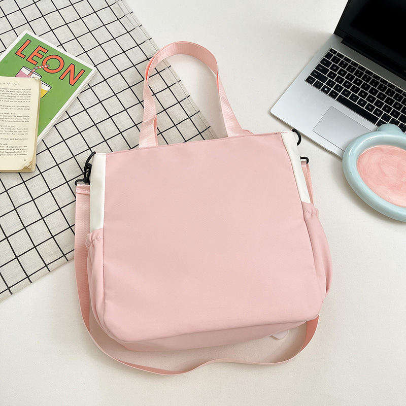 Primary school student crossbody bag, girl tutoring schoolbag, junior high school student handbag, cute book bag, tutoring single-shoulder bag Specification drawing