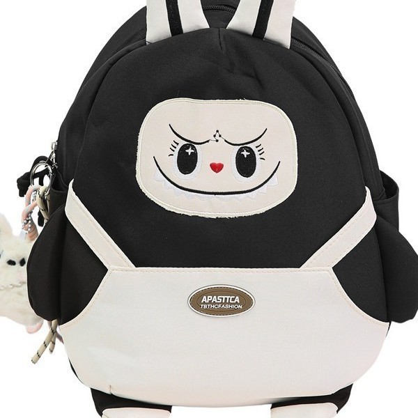 A new high-appeal, fresh, sweet and cute cartoon backpack with contrasting colors for children in grades 3 to 6, featuring a large capacity Item Picture
