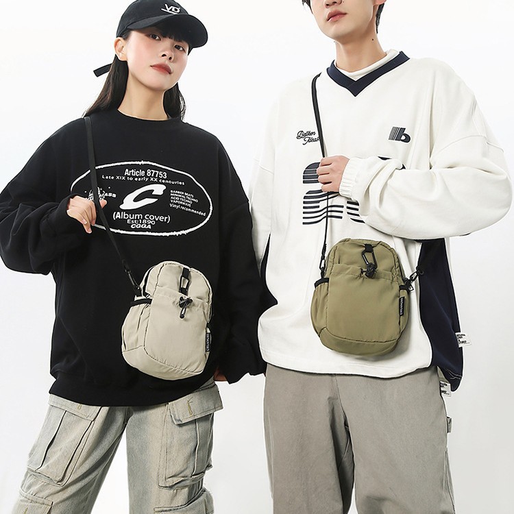 Summer lightweight small shoulder bag, mobile phone bag, new foreign trade lightweight outdoor camping single-shoulder bag, casual travel shoulder bag details Picture
