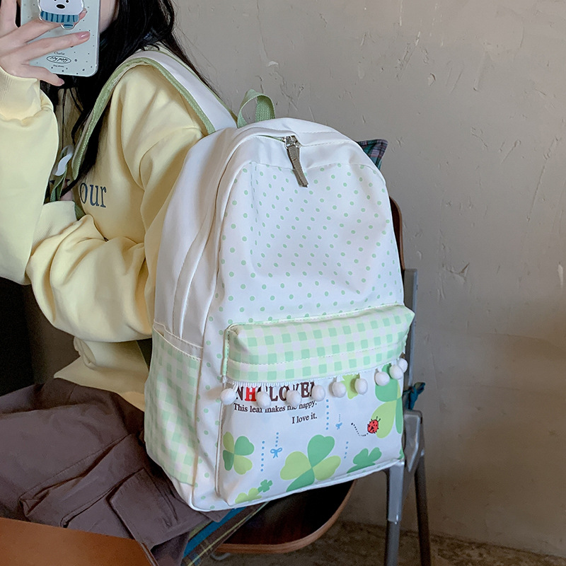 2025 Japanese-style cute backpacks for girls, fresh and versatile college student schoolbags, Korean-style computer bags, and commuting backpacks details Picture
