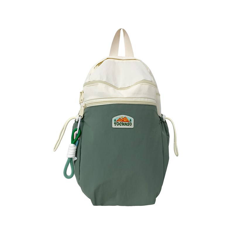 2025 New Korean-style children's small schoolbag for spring outing, lightweight and casual backpack, stylish color contrast, versatile and simple backpack Item Picture