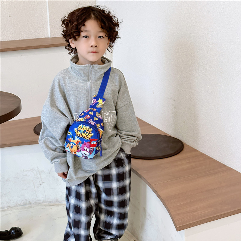 Crossbody bag, children's fashion, cartoon, super cute, single-shoulder bag, dirt-resistant, best-selling, stylish coin purse, unisex details Picture