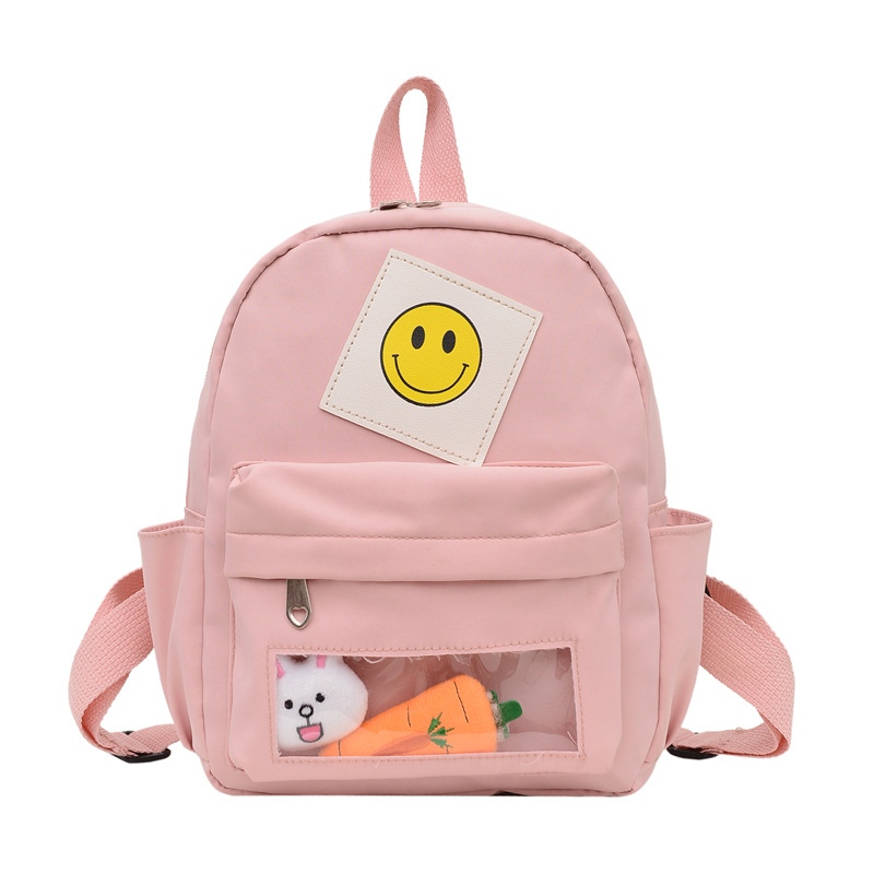 2021 New style pvc transparent window children's backpacks for kindergartens, cute cartoon backpacks for boys and girls Item Picture