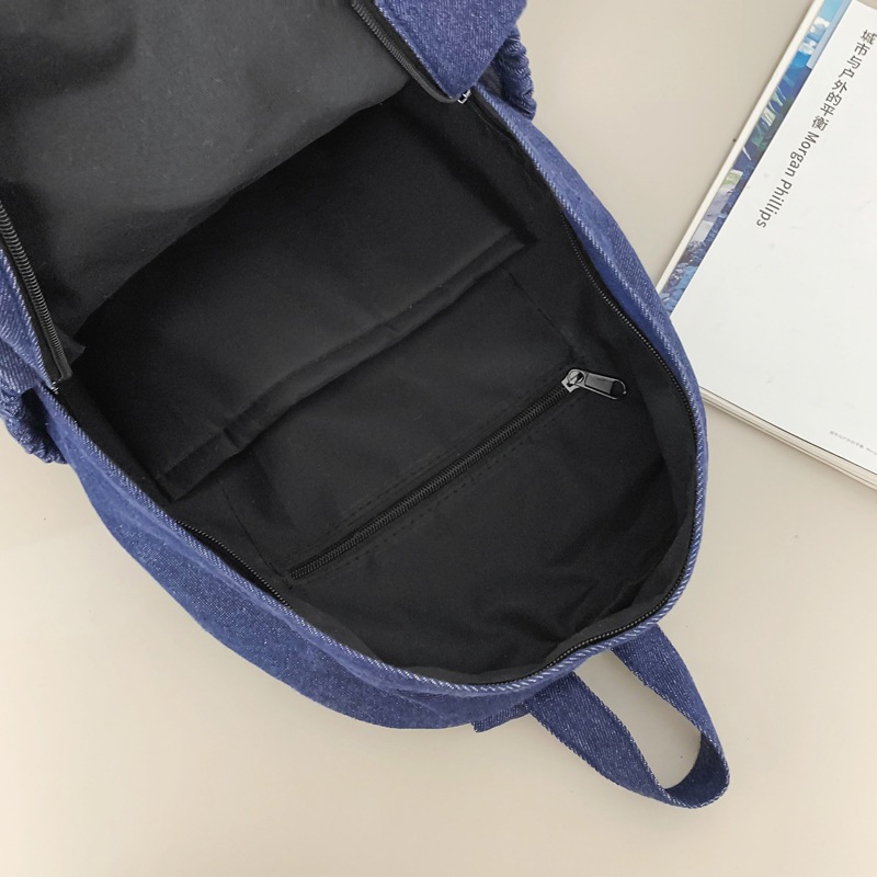 2025 New ins fashionable, simple, lightweight and casual backpack, Japanese style, versatile, large-capacity backpack, cute schoolbag Specification drawing