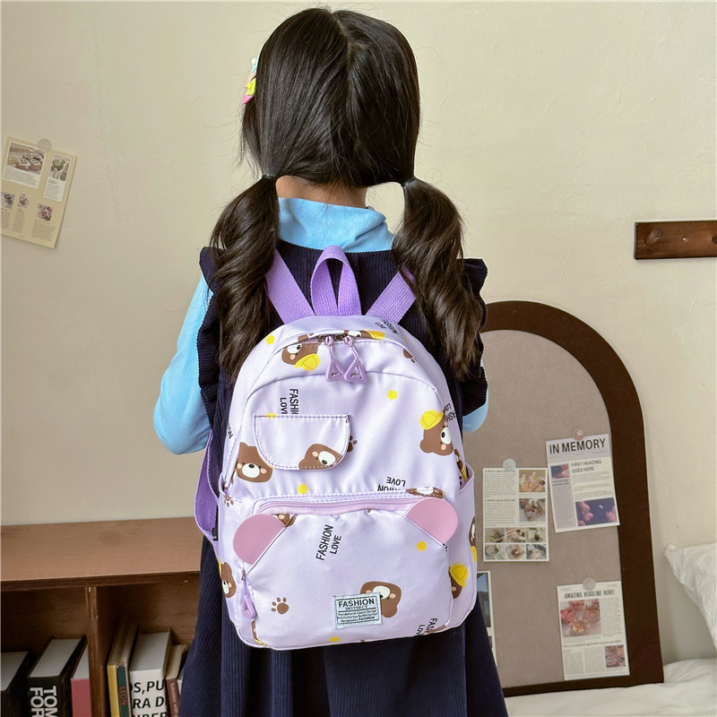 Kindergarten schoolbag for girls, super lightweight and cute backpack, casual and versatile, stylish backpack for first grade details Picture