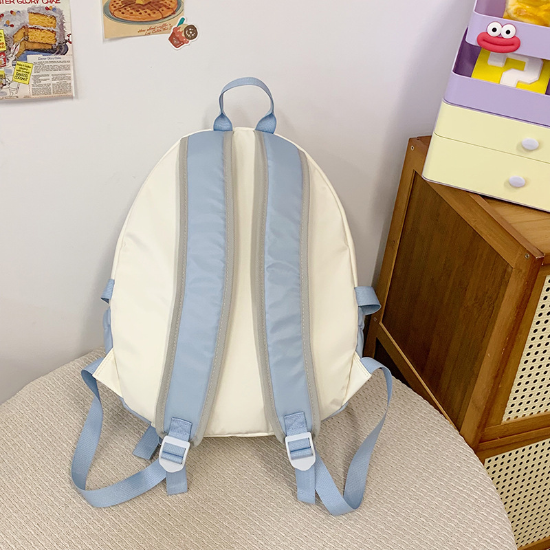 A cute schoolbag with a niche design, fresh and sweet, versatile commuting backpack, and a lightweight backpack for casual outings Specification drawing