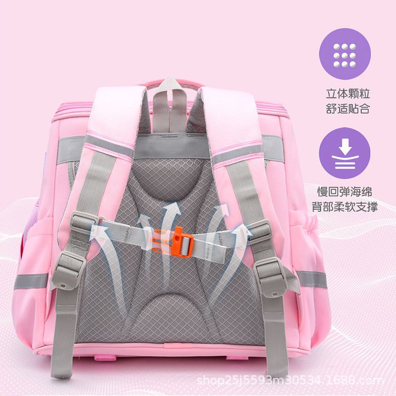 New cross-border schoolbag, large capacity schoolbag for primary school students, horizontal backpack for children, 1-3-6 grade Kuromibag details Picture
