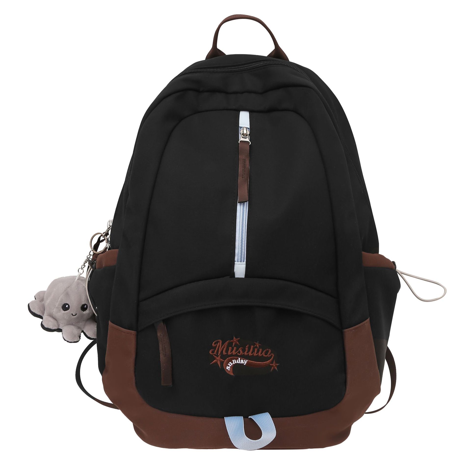 High-appearance-level schoolbag girls 2024 new large-capacity middle school student backpack, retro college style girl backpack Item Picture