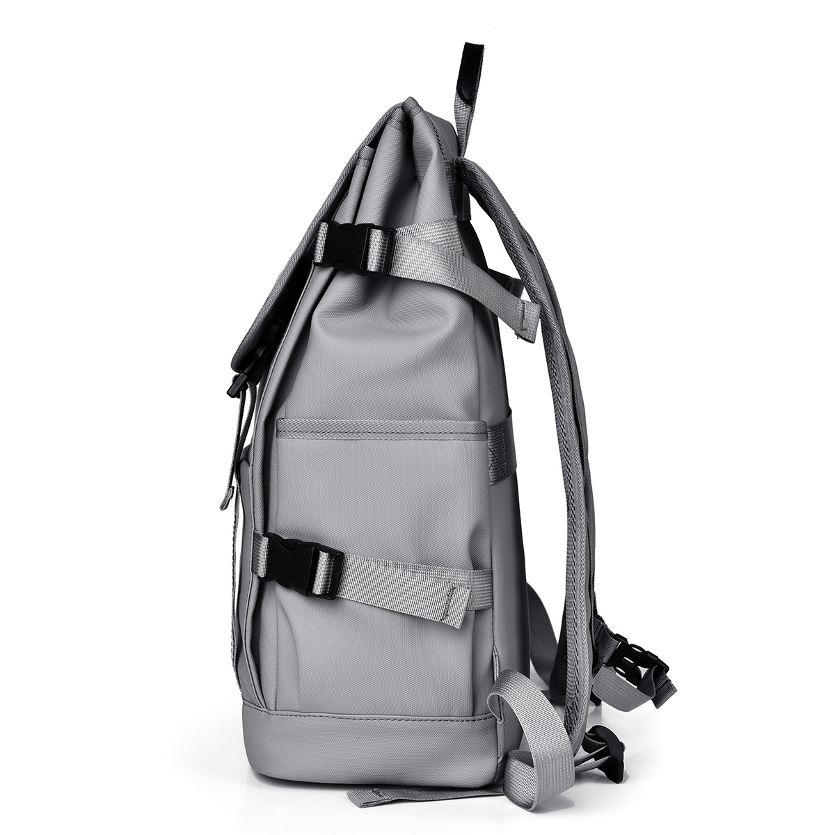 Casual backpack, multi-functional reflective strip cover type schoolbag, high appearance level, large-capacity travel backpack details Picture