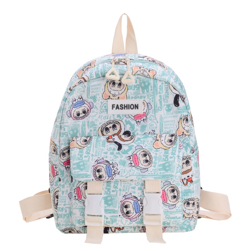 New children's schoolbags, cartoon fashion, little girls' small backpacks for outings, large-capacity trendy boys' and girls' backpacks Item Picture