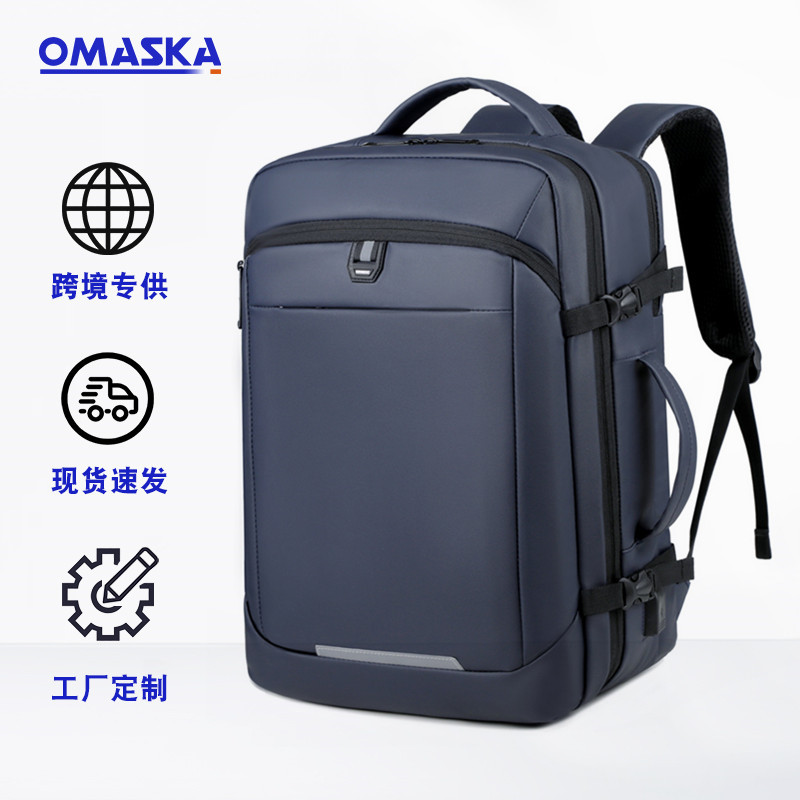 Cross-border source customized backpacks for men, large-capacity backpacks, double-shoulder business bags, reflective strip men's computer bags full figure