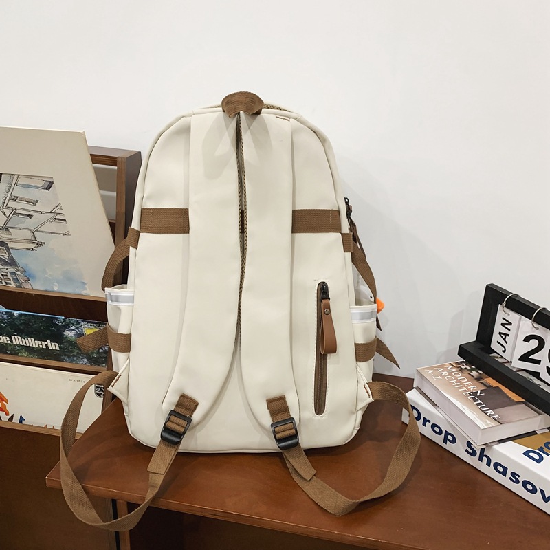 "2024 New stylish Schoolbag for middle school students, high appearance level, travel lightweight computer backpack, high-quality backpack. Specification drawing