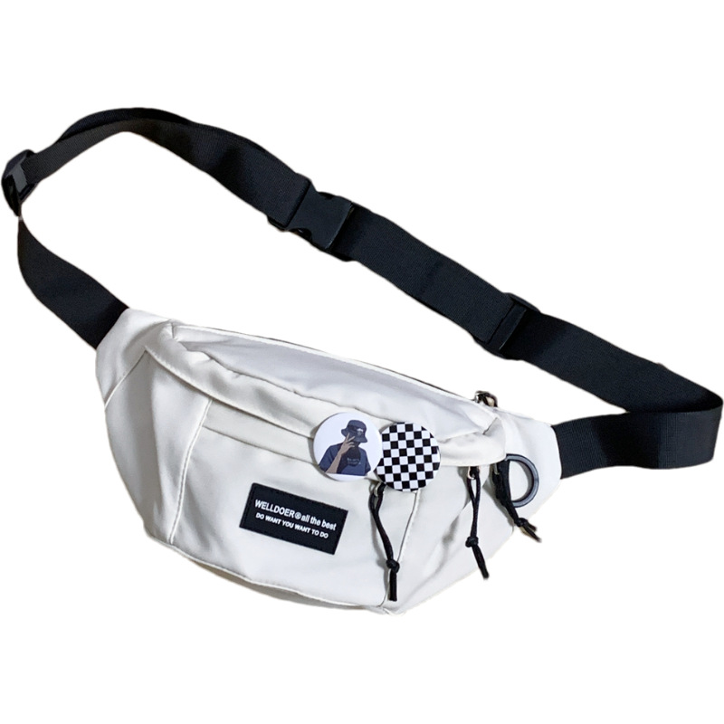 ins Spring Fashion streetwear crossbody bags are versatile for women, sporty and casual, student waist bags, and trendy single-shoulder and chest bags for men Item Picture