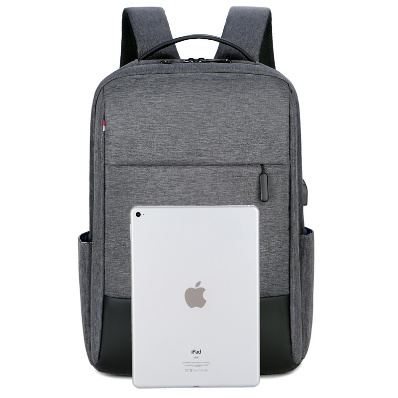 New casual business computer bag, large-capacity backpack, men's backpack, business commuting bag, travel casual shoulder Item Picture