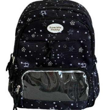 A new high-appearance-level Japanese-style Instagram women's backpack with a fresh and sweet star mini transparent bag Item Picture