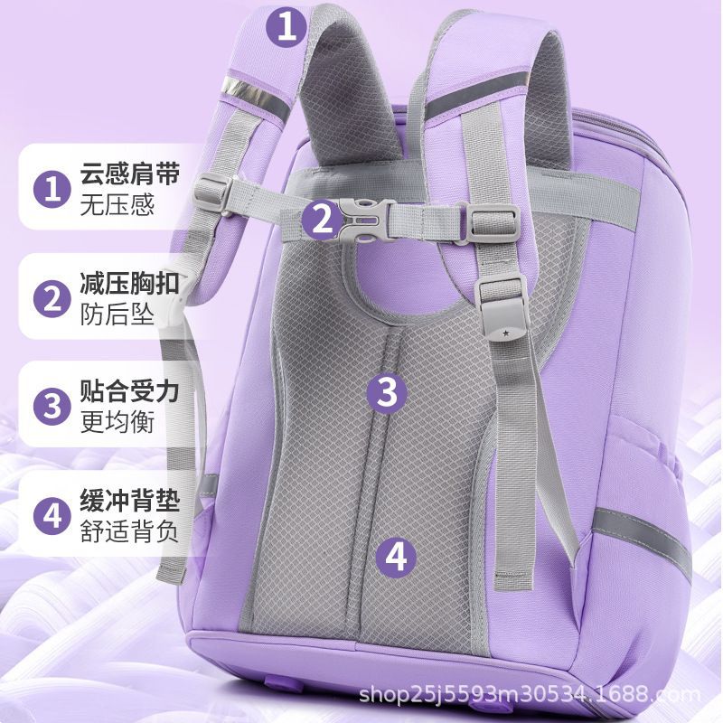 Kuromi Cartoon cute schoolbag for primary school 1-3-6 customized lightweight and large-capacity backpack for boys and girls Application Scenario