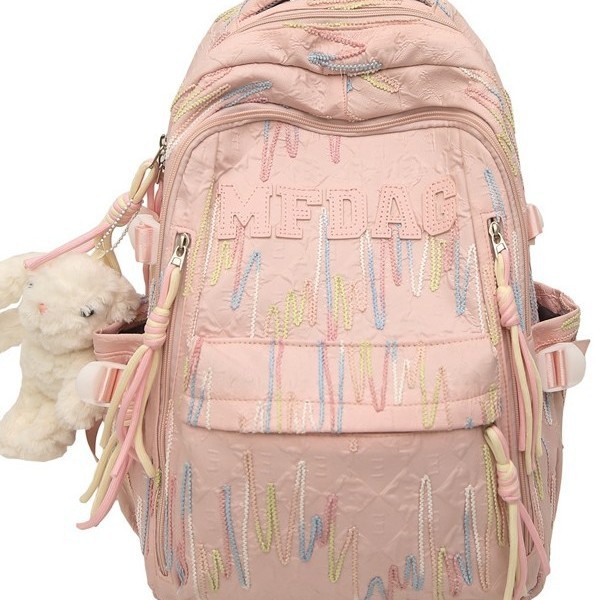 Schoolbag for girls, 2025 new style, large-capacity high appearance level bag for junior high school students, high school girl backpack Item Picture