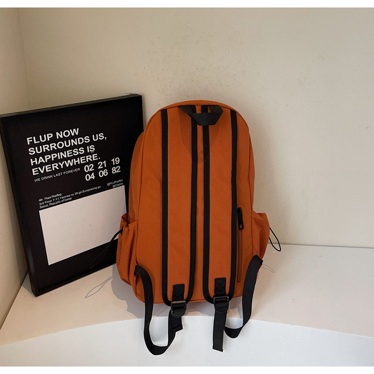 Lightweight backpack for college students, large-capacity, simple, fashionable and versatile travel bag, daily casual commuting backpack Specification drawing