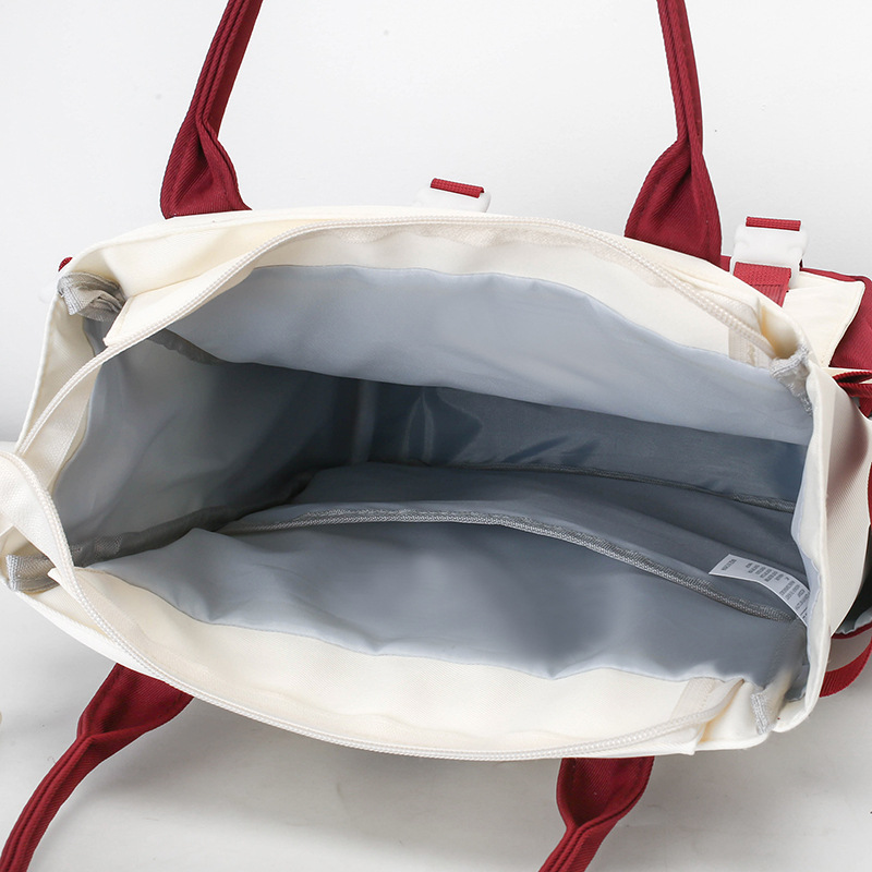 Simple and elegant tutorial bag for primary school students, portable book bag, lightweight and versatile tutorial bag, large-capacity portable backpack for middle school students Application Scenario