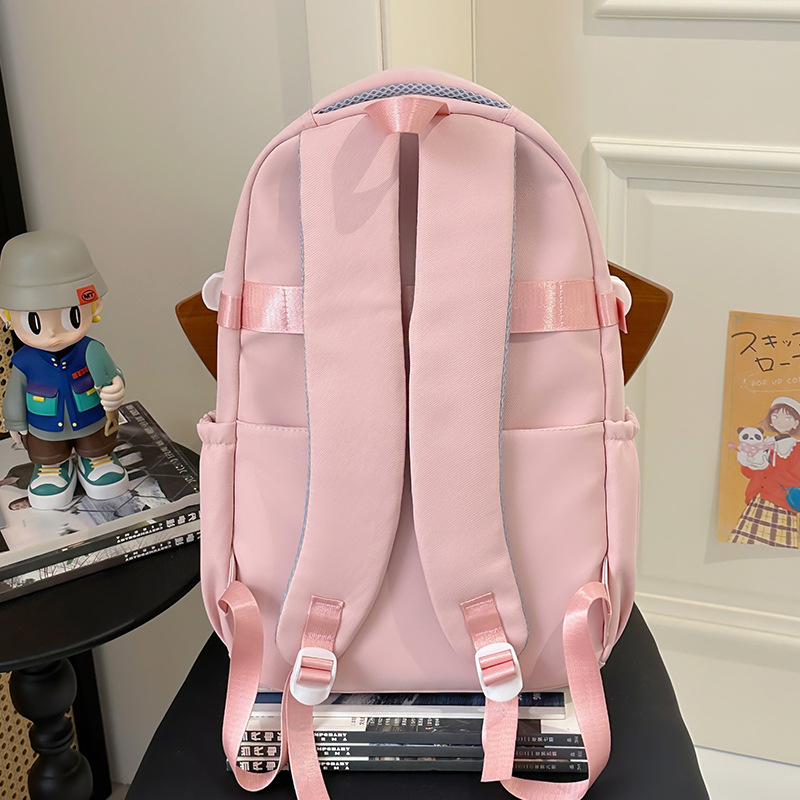 College-style, fresh and clean, large-capacity schoolbag for junior and senior high school students, versatile, sweet backpack, cute forest-style backpack, pain bag Specification drawing