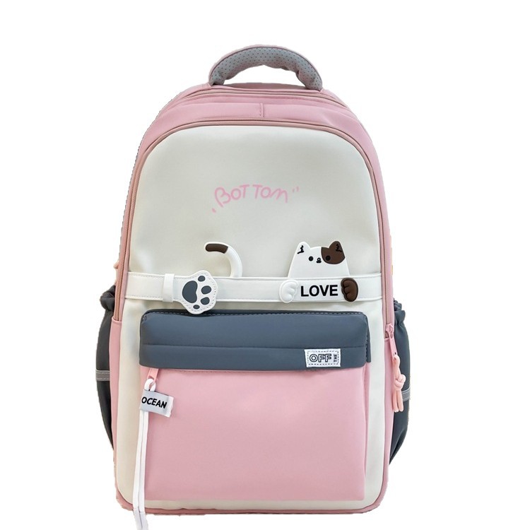 New type of schoolbag for primary school students in grades five and six and junior high school students, large-capacity, lightweight backpack manufacturer Item Picture